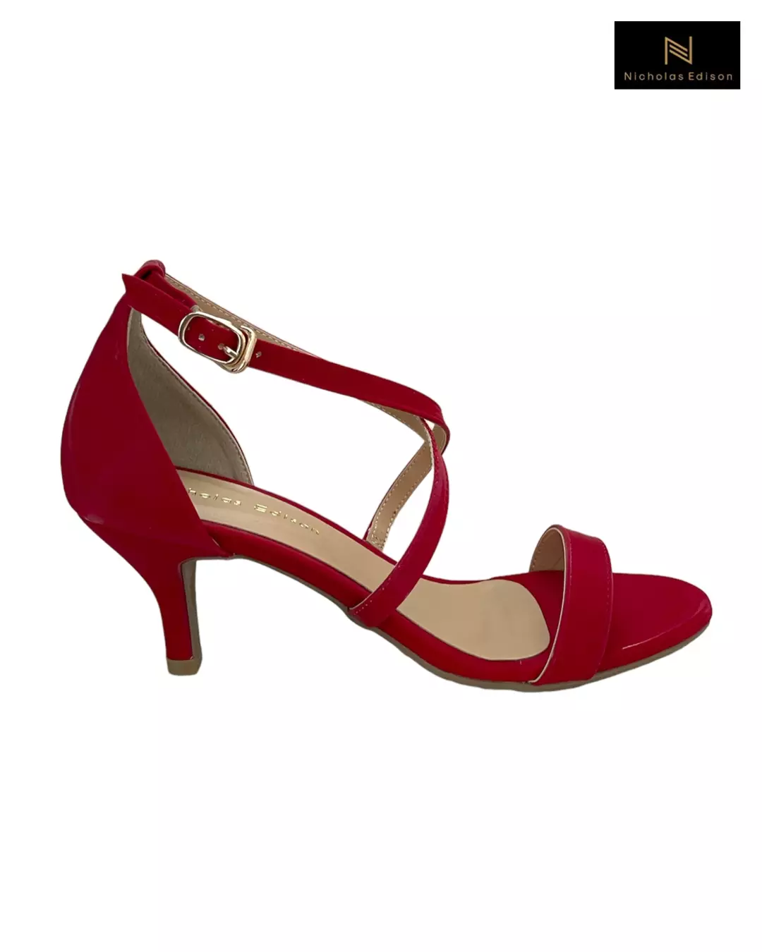 Nicholas Edison Heel Kirana Red