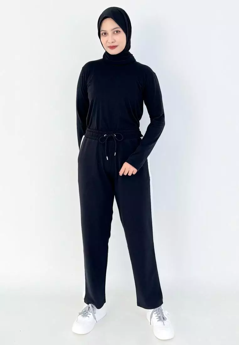 Yura Sweatpants (Celana Panjang Training Olahraga) Hitam