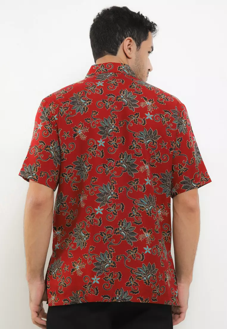 Hem Regular Fit Batik Kembang 1