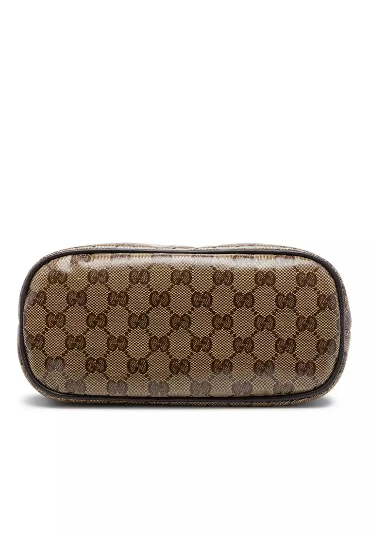 Pre-Loved Gucci Mini Gg Crystal Dome Satchel