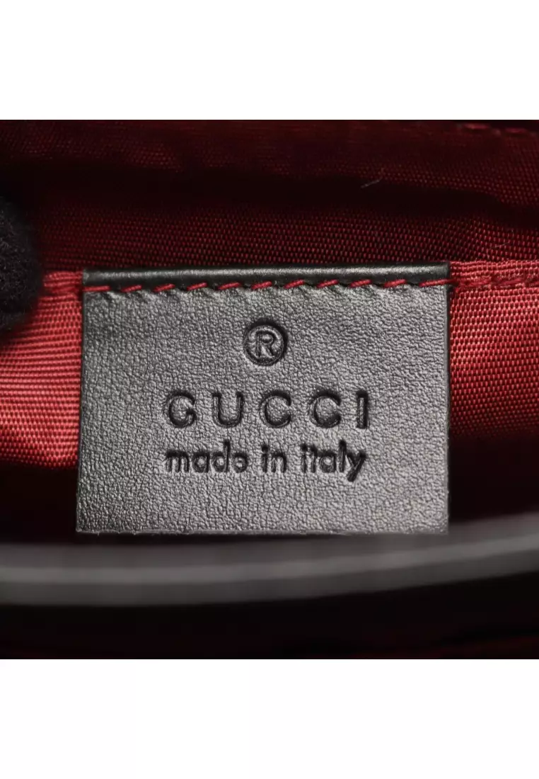 Pre-Loved Gucci Zumi Shoulder bag leather black