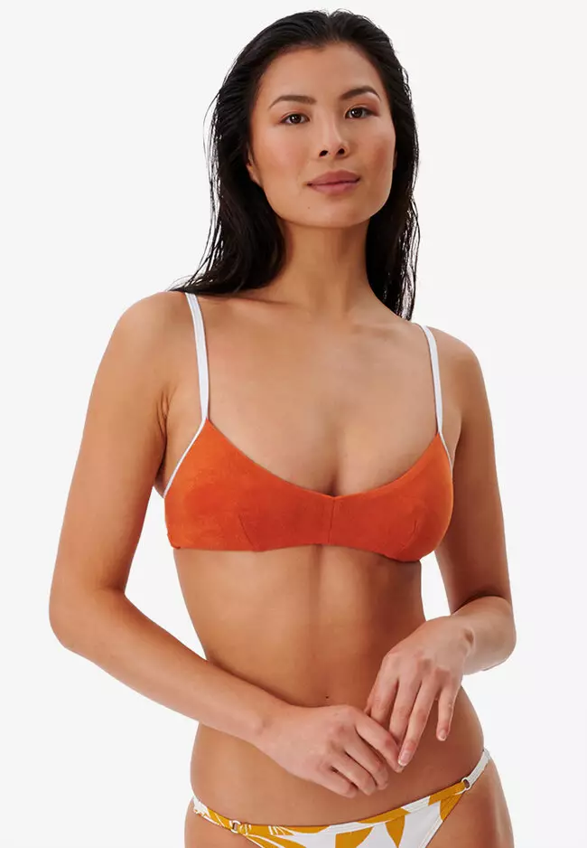 Azalea Solid Crop Bikini Top