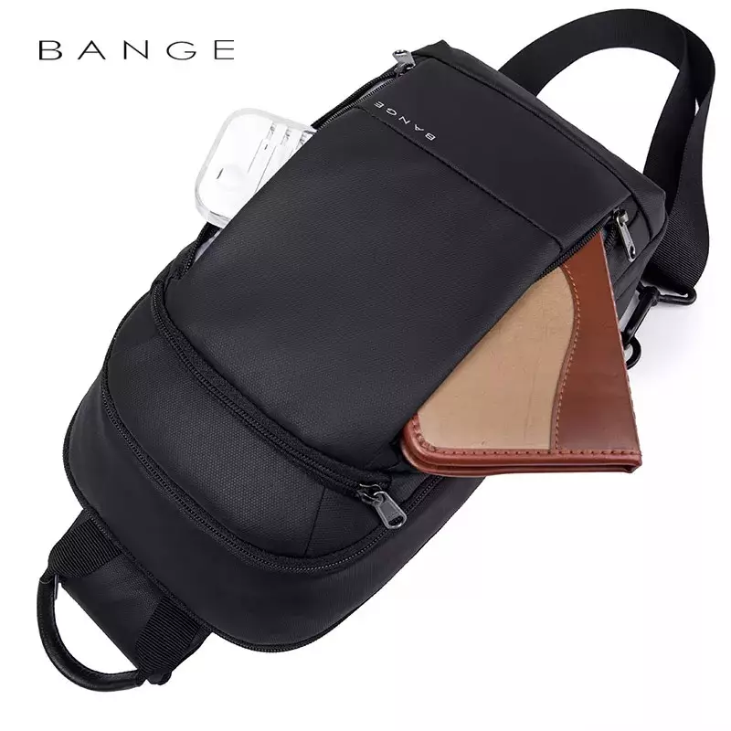 Bange BG1911 Tas Selempang Sling Bag Pria - Hitam