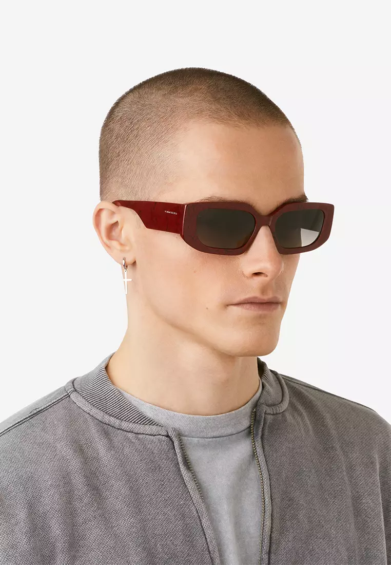 HAWKERS Red Marble Black Trendset Sunglasses For Women, Female. Official Product Designed In Spain