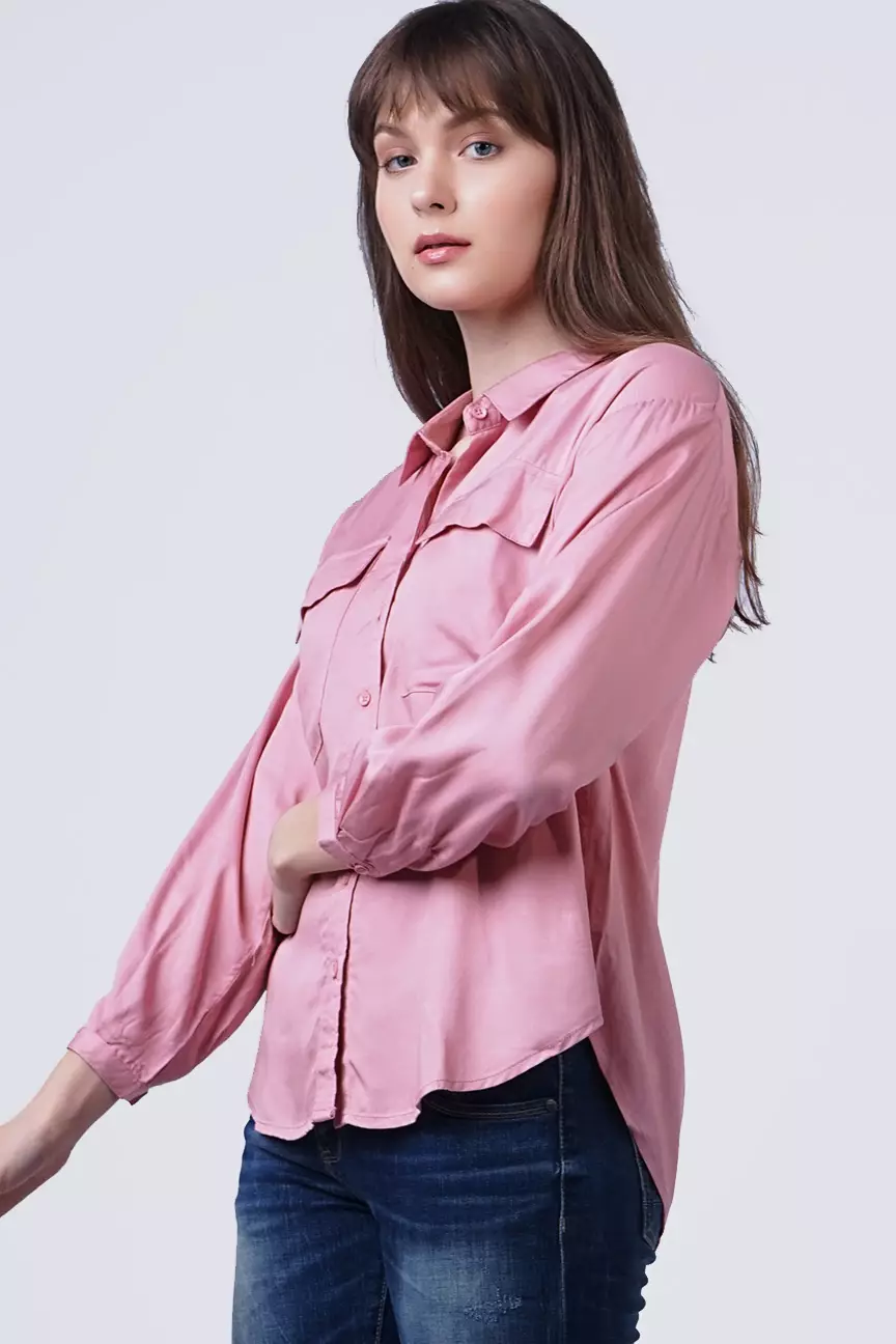 Kemeja Wanita Margo Pink