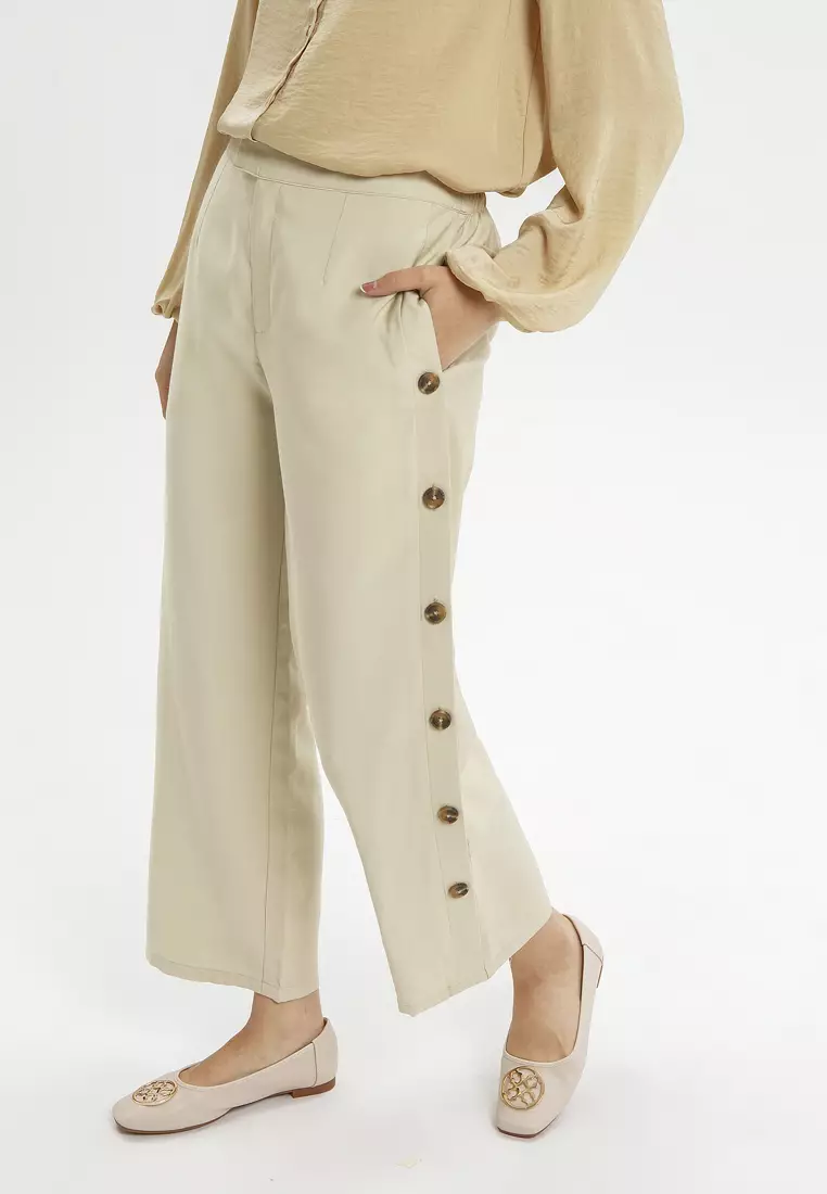 Minimal Pants Alitia Wood Ash