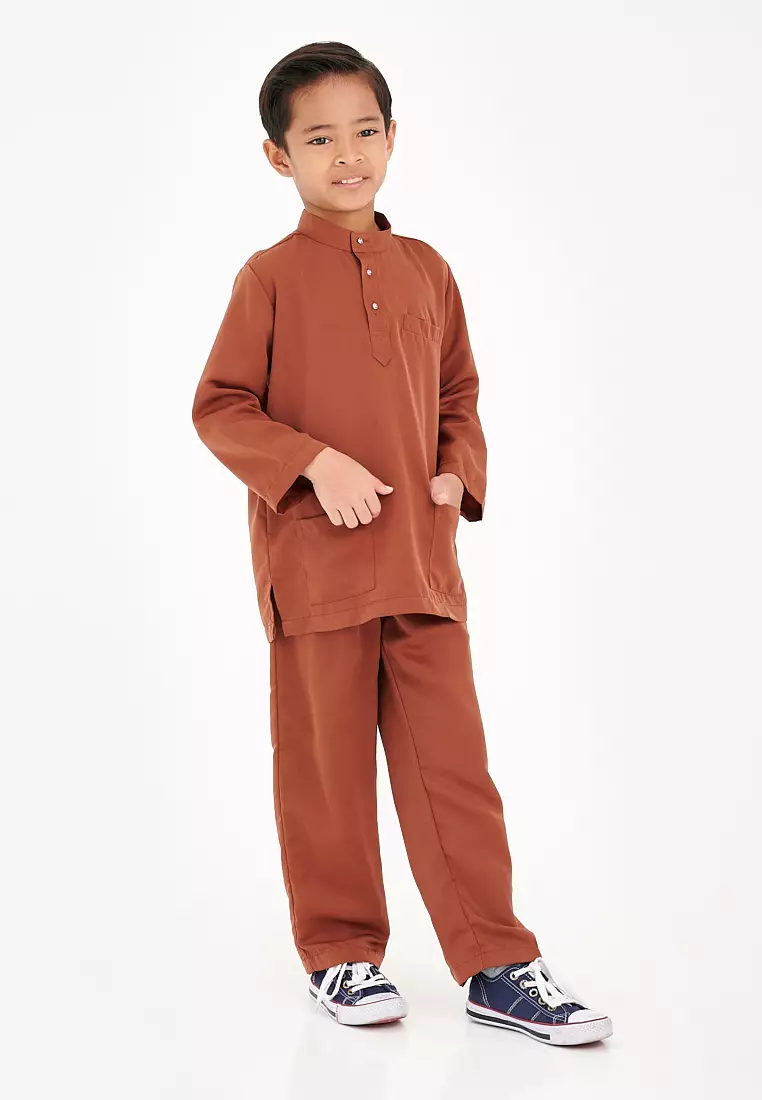 Gene Martino - Majdi Baju Melayu Modern Fit Sedondon – Kids 1170