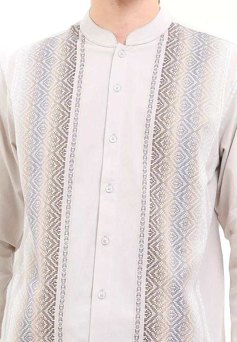 Italian Straw Long Sleeve Baju Koko