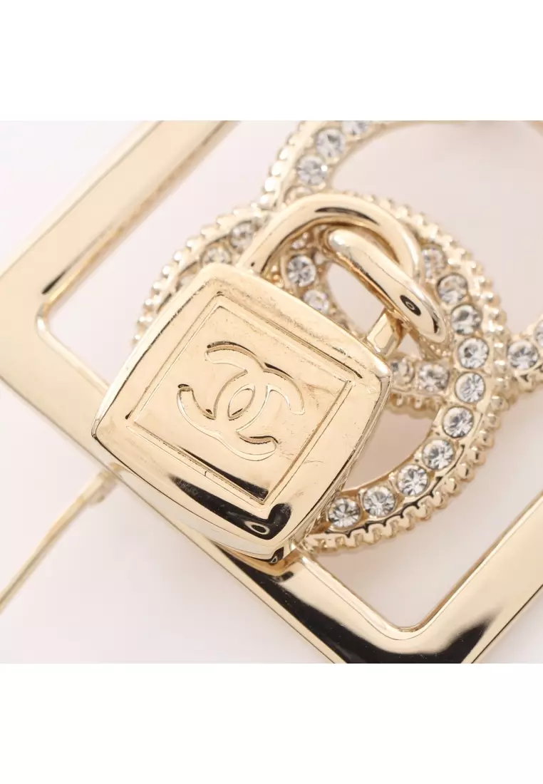 Chanel hot sale shield brooch