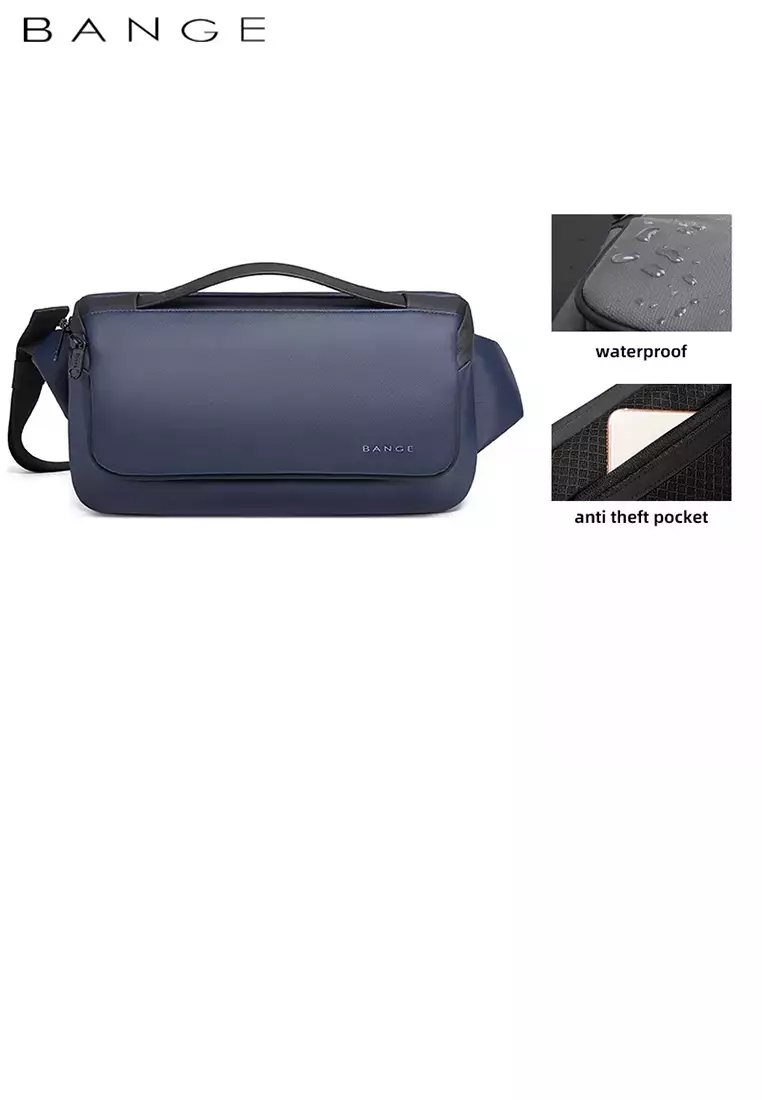 Bange BG77202 Tas Selempang Sling Bag Pria - BLUE
