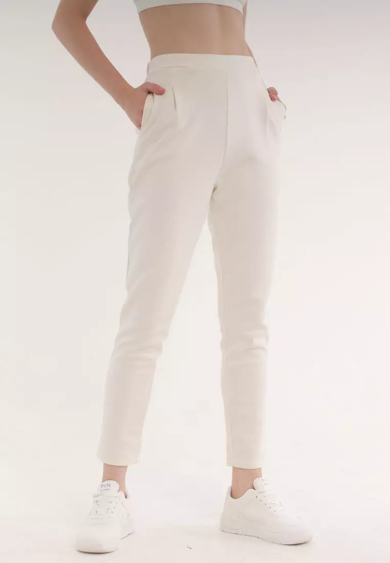 Nina Cullotes, Celana Cullotes Wanita - Ivory