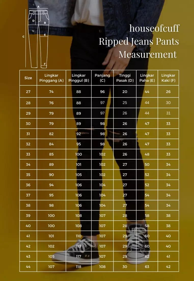 Celana Jeans Hitam Pria Denim Ripped Sobek Robek Bahan Stretch Melar Slim Fit Houseofcuff