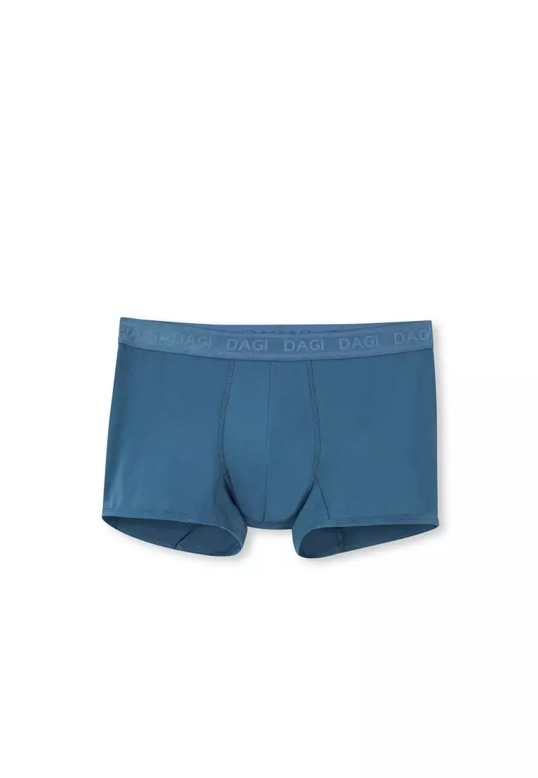 Buy DAGİ 3-Pack Blue Basic Boxer, Flower Print, Regular Fit, Underwear ...
