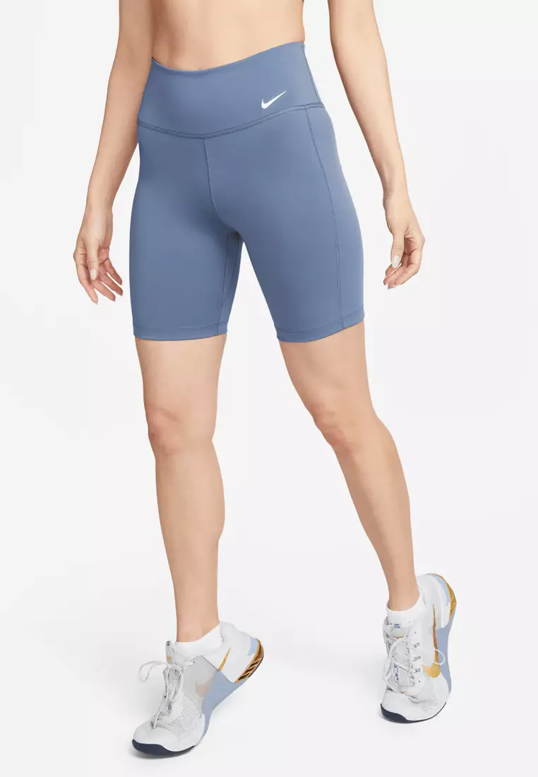 Nike blue 2024 biker shorts