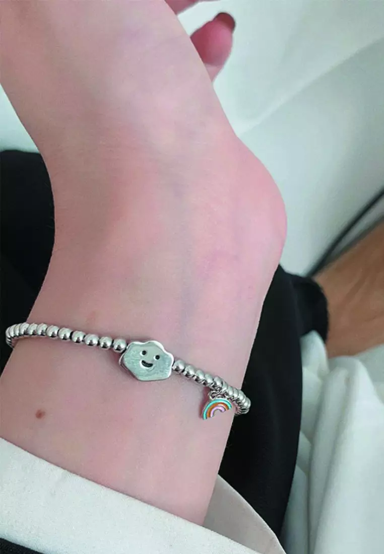 Rainbow bracelet silver new arrivals