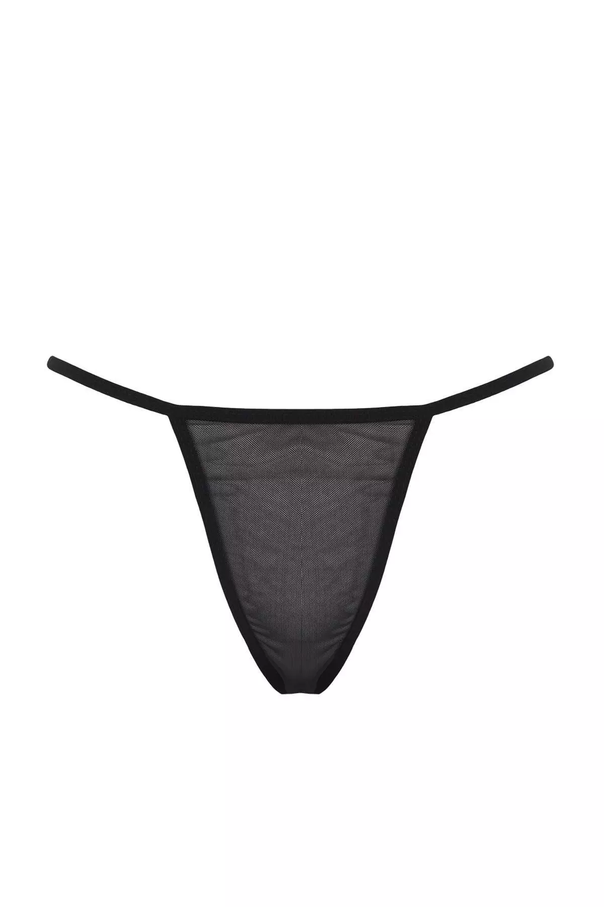 Black Lace And Stripe Detailed Tulle Covered Pantyhose Babydoll/Fantasy Nightgown Thmaw26Cy00002