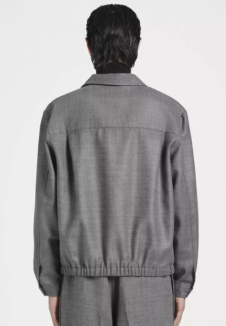 Wool-Flannel Overshirt