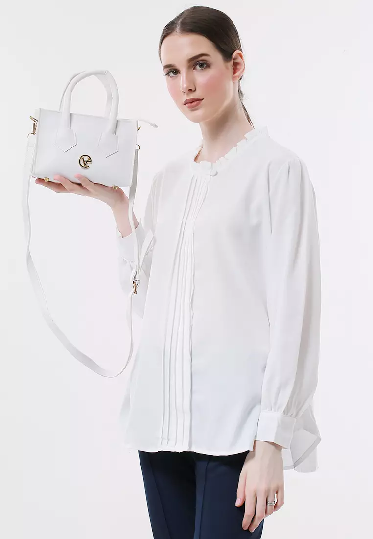 Berly Women's Small Bag Design Casual Pemium Quality - White