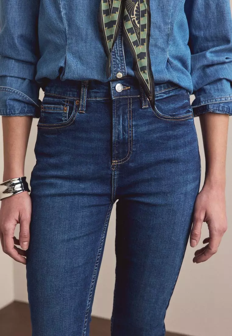 Mid Rise Stretch Skinny Jeans