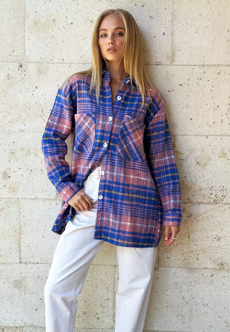 Oversize Checkered Shirt