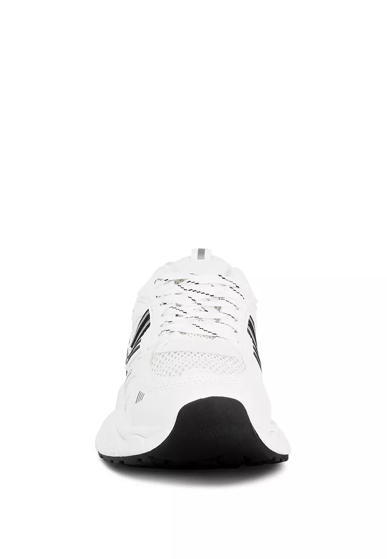 Men's Chunky Lace-Up Sneaker In White