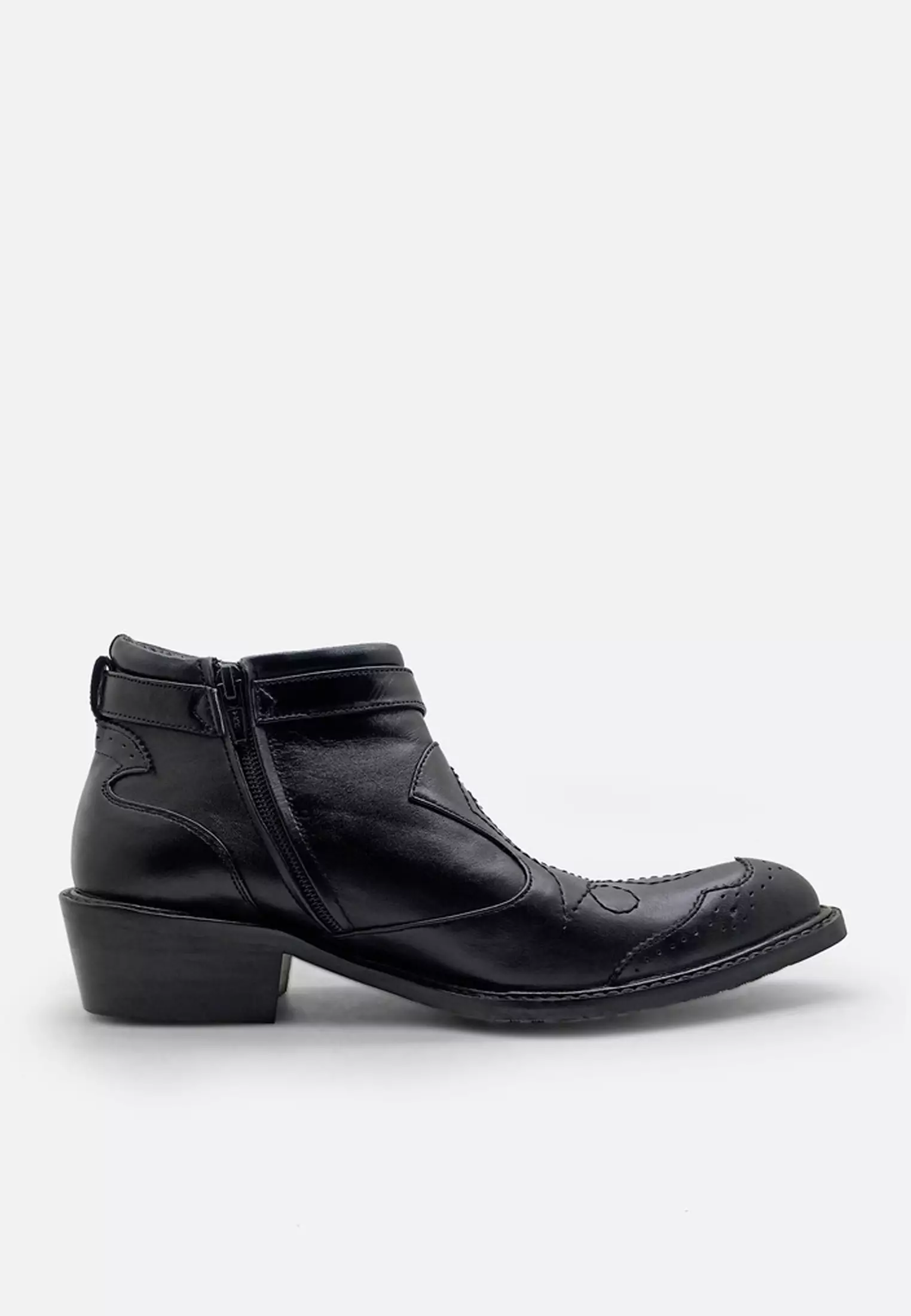 Jaiden Men Ankle Boots Biker Cowboy