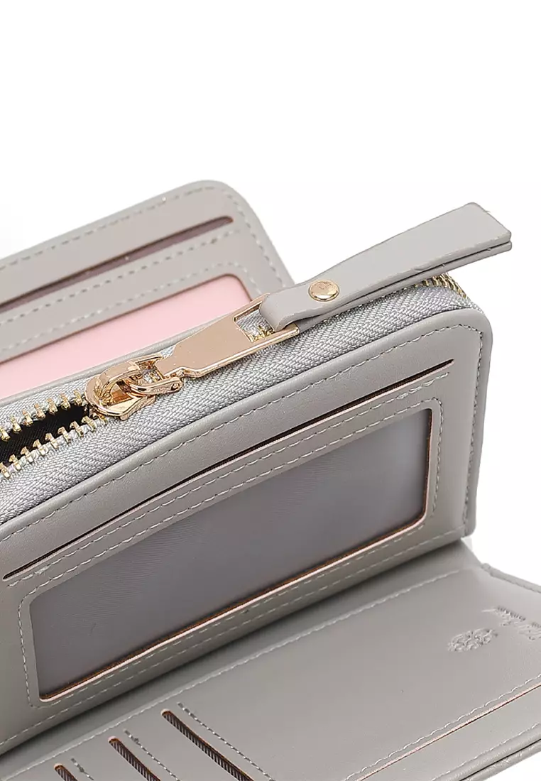 Women's Short Purse / Wallet (Dompet Wanita) - Abu-Abu