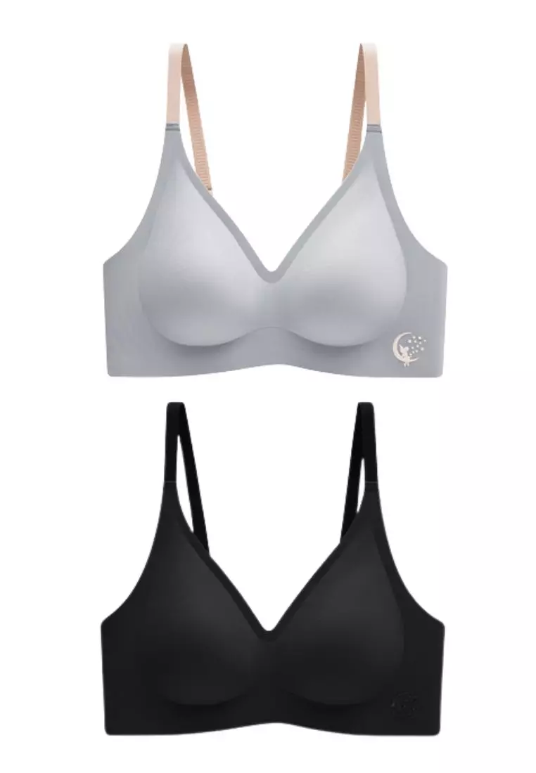 2 Pack Plunging Push Up Bra in Black – Kiss & Tell Malaysia