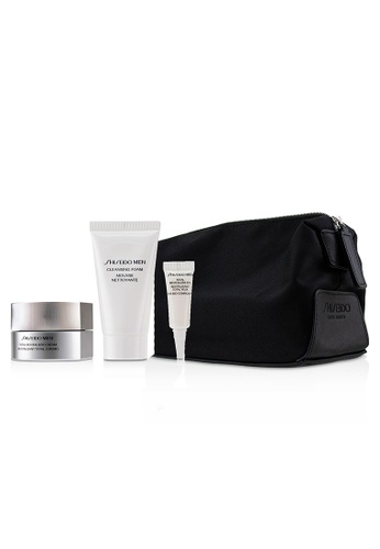 Buy Shiseido Shiseido Men Total Age Defense Program Set 1xtotal Revitalizer Cream 50ml 1xcleansing Foam 30ml 1xtotal Revitalizer Eye 3ml 1xpouch 4pcs Zalora Hk