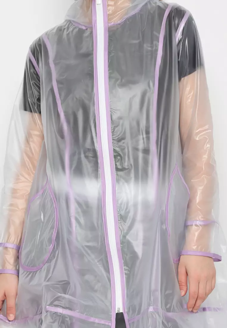 Qara Raincoat Purple