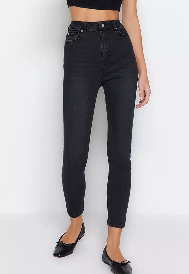 Buy Trendyol Crop Skinny Jeans Online | ZALORA Malaysia