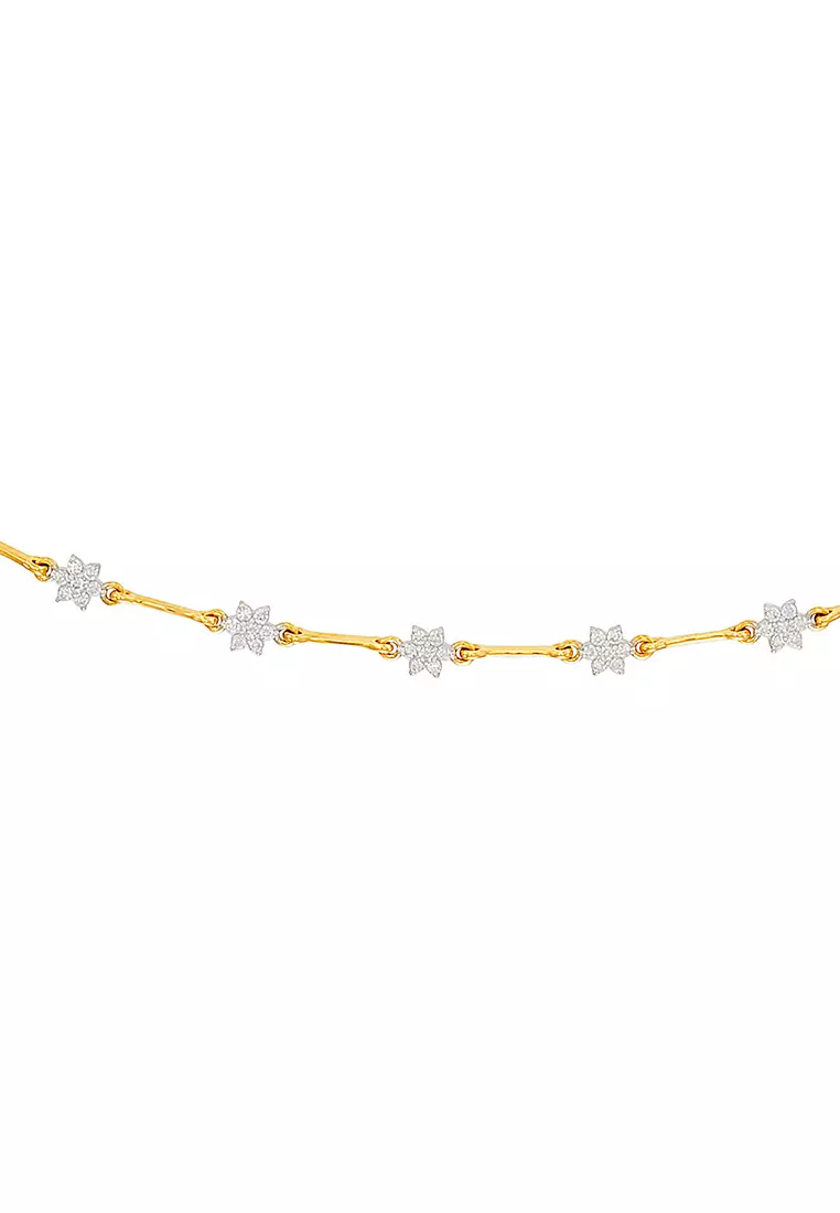 HABIB Diamond Bracelet in 375/9K Yellow Gold 682180225