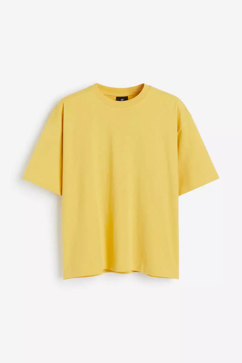 Oversized yellow top deals