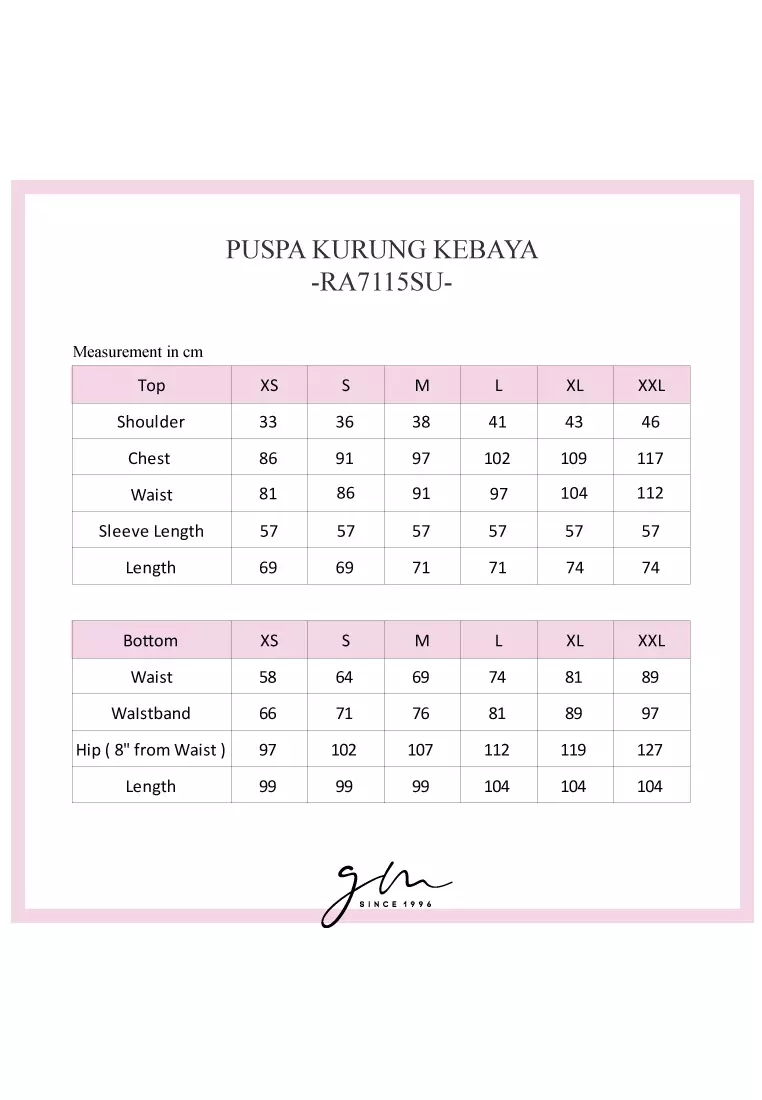 GM - De'Bunga Raya Series Puspa Kurung Kebaya 7115