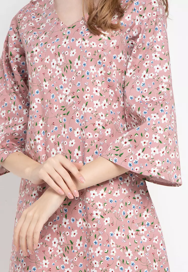 Ella Dress In Pink Print