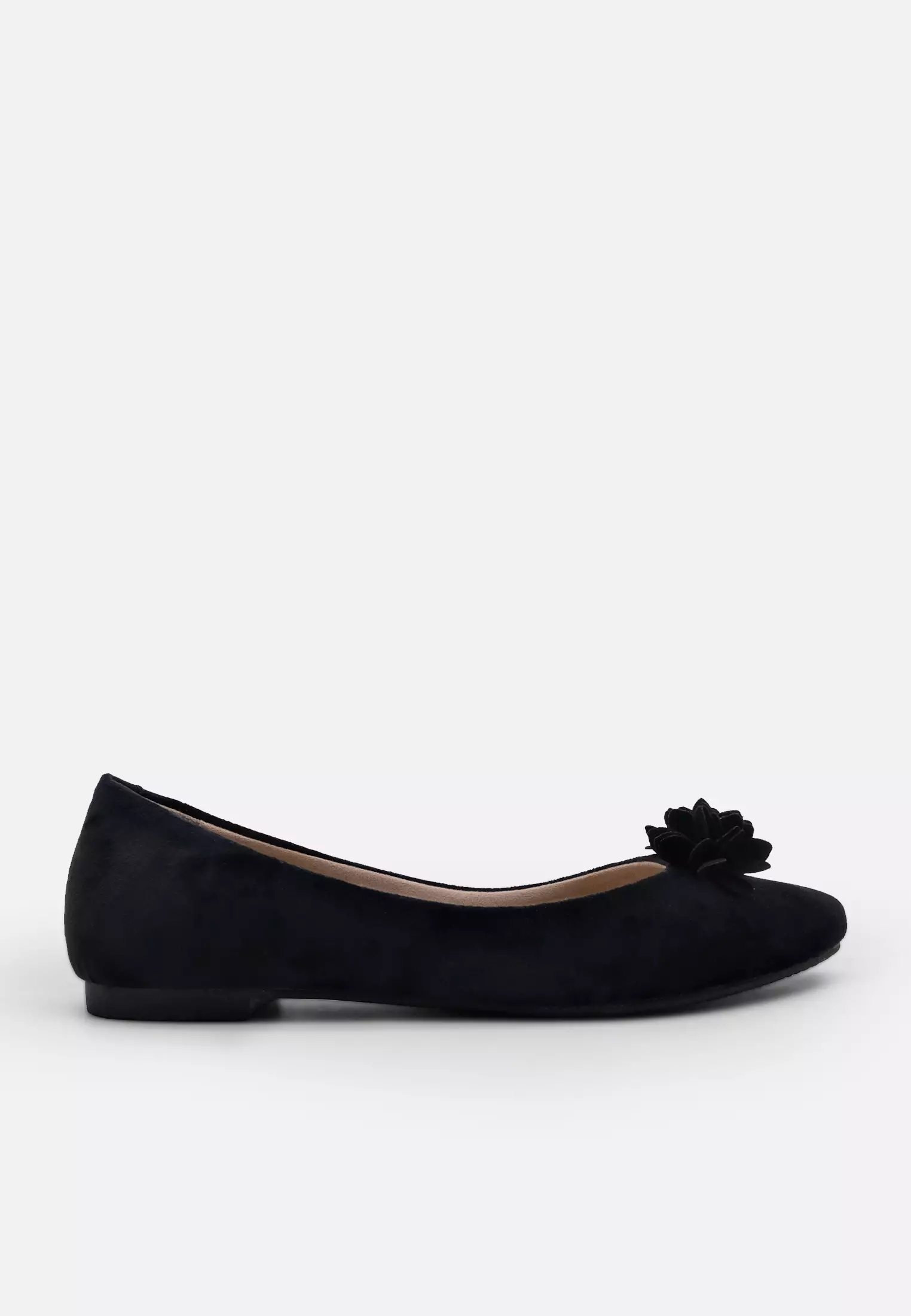 Dahlia Ballerina Flat Shoes with Flower