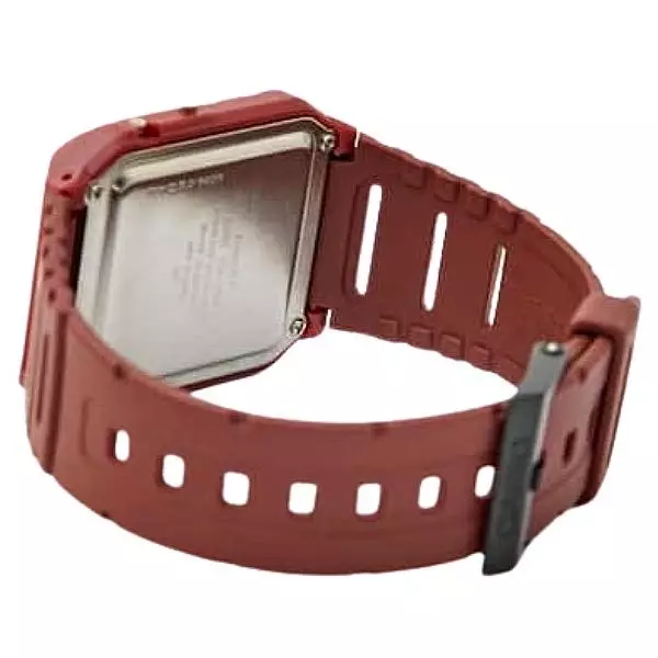 Casio CA-53WF-4BDF Karet Merah Dasar Hitam