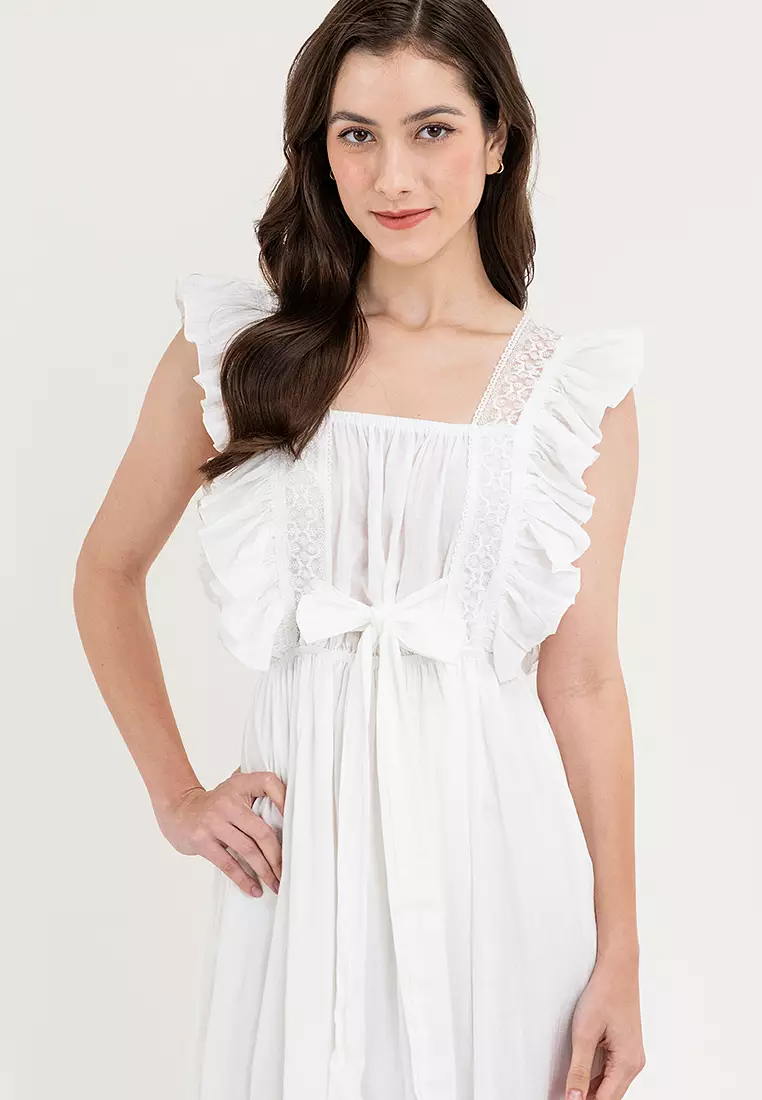 Carmela Square Neck Maxidress