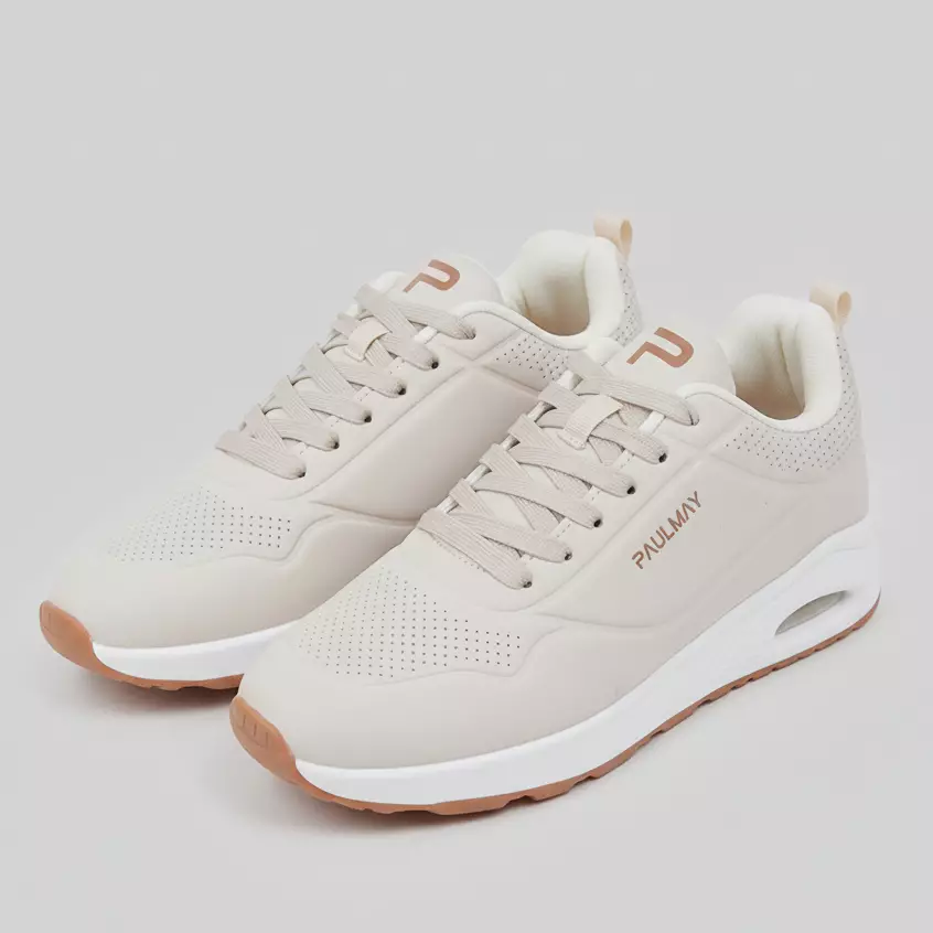PAULMAY - Sepatu Sneakers Uno Series Beige