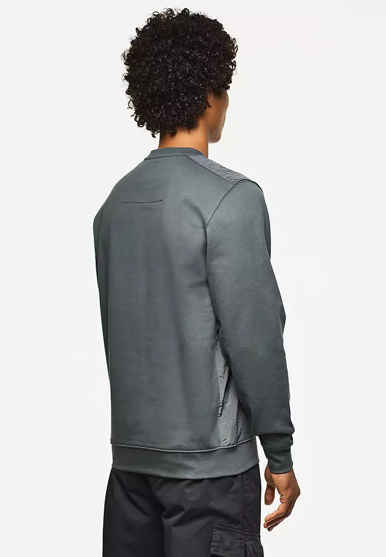 MENS CYCLONE F BOMB CREW WITH RIPSTOP OVERLAY