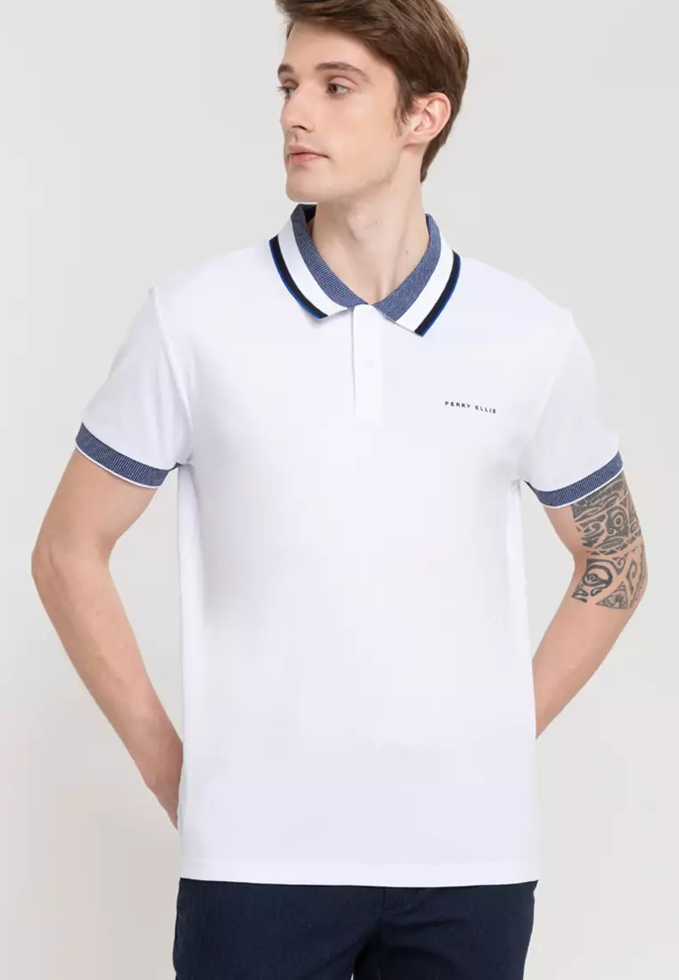 perry ellis pima cotton polo