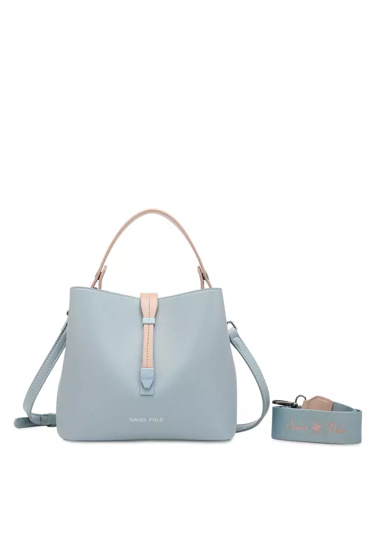 Women's Top Handle Bag / Sling Bag / Crossbody Bag - Blue