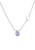 Majade Jewelry purple and silver MAJADE - Petite Silver Coin Tanzanite Necklace - December Birthstone 1F0CEACB7A6BFAGS_1