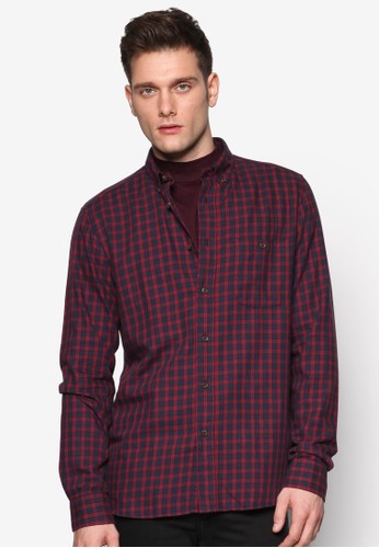 Vaynoresprit hong kong 格紋長袖襯衫, 服飾, 服飾