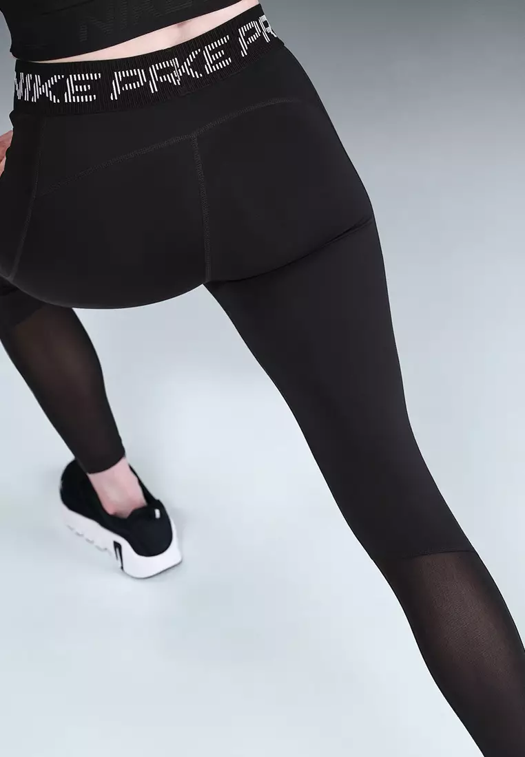 Pro Women's Mid-Rise 7/8 Mesh-Panel Graphic Leggings