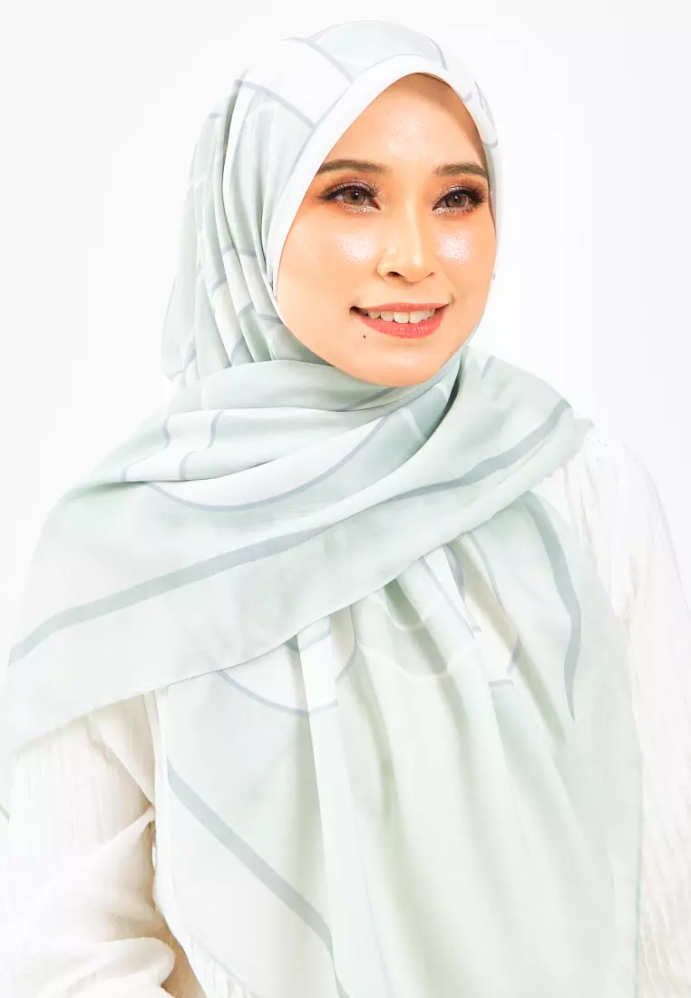 Charming Square Hijab 053