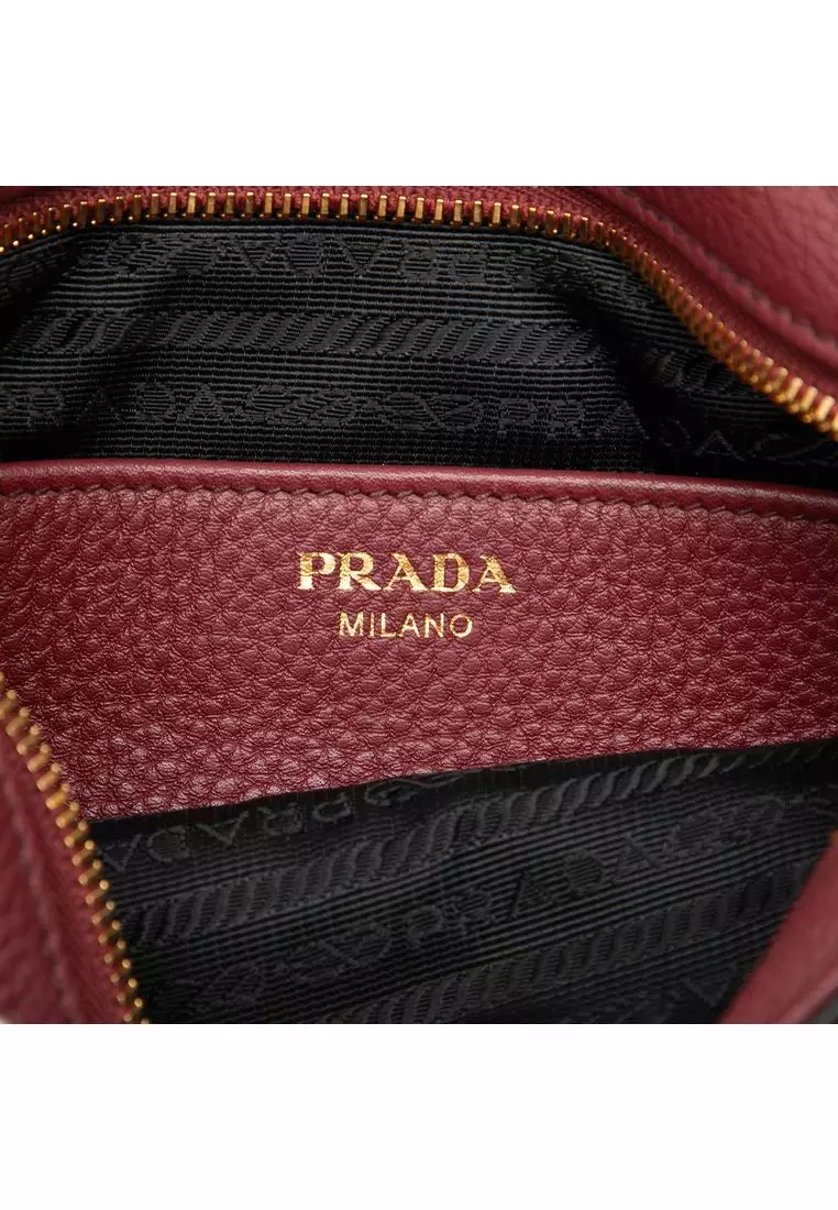 Pre-Loved Prada Vitello Daino Crossbody