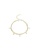 ZITIQUE gold Women's Lucky Clovers Double-layered Bracelet - Gold 1420DAC9FC74A7GS_1