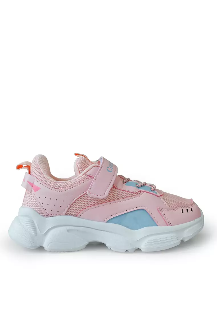 Crocodile Kids G24387 Pink Sepatu Sneakers Anak Kids Shoes Original