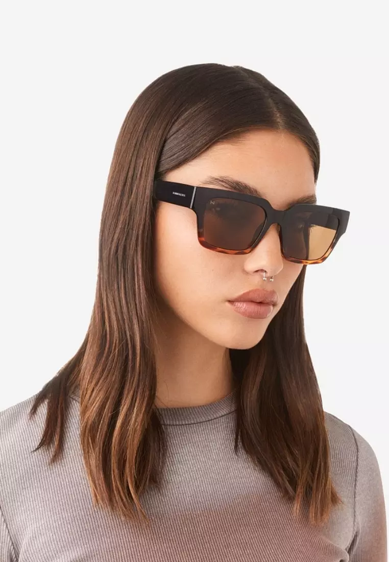 HAWKERS Carey Olive Eco Mate Sunglasses For Men And Women, Unisex. Official Product Designed In Spain